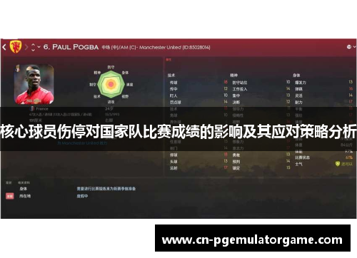 核心球员伤停对国家队比赛成绩的影响及其应对策略分析